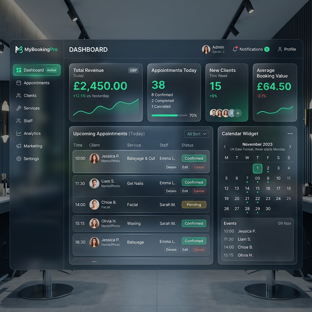 MyStorePro Dashboard Interface